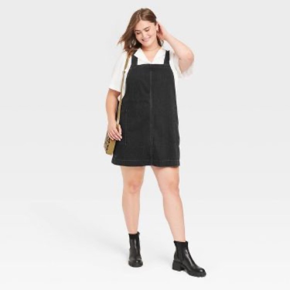 Women’s Black Denim Shift Dress